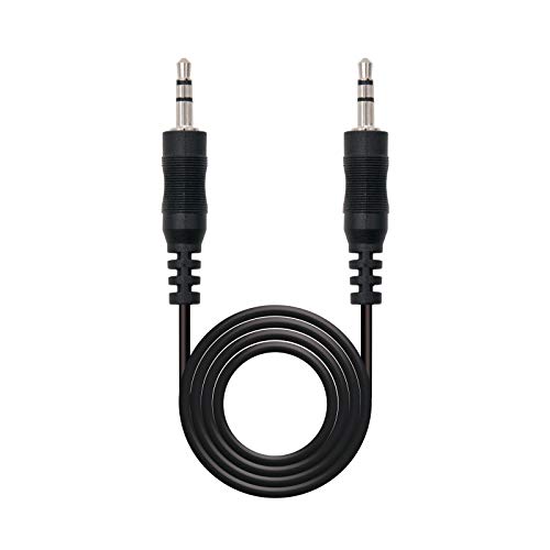 CABLE AUDIO NANO CABLE JACK3.5/M - JACK3.5/M ESTEREO 20M NEGRO Cover