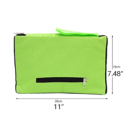 LICHUAN Einkaufstrolley mit Rollen, faltbar, große Kapazität, Grün – Bild 7