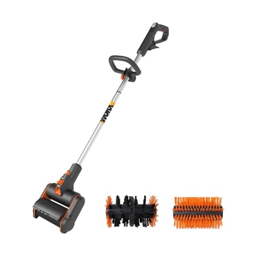 WORX WG441E.9 - spazzola per la pulizia multisuperficie a batteria 20 V, con 2 spazzole senza...