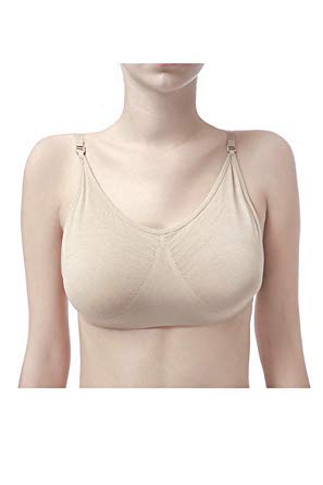 Bra (2 PAK) Child Seamless Athletic Dance Bella Balleto M/L Clear Shoulder and Back Straps2