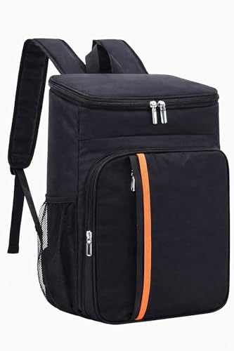 Mochila Térmica Cooler Portátil Impermeável 30L com Alças Acolchoadas – Bolsa Térmica Tipo Mochila para Praia, Camping, Viagens, Piqueniques e Uso Diário