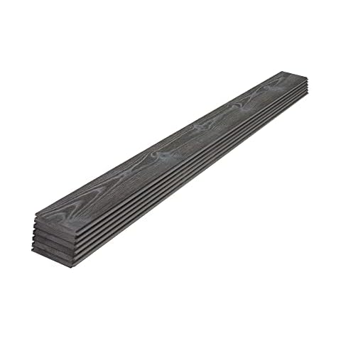 UFP-Edge Thermally Modified Wood 1 in. x 6 in. x 80 in. Tongue and Groove Accent Boards, Wood Smoke (Gray) 6-Pack Cover