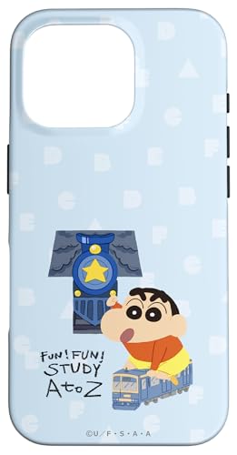 クレヨンしんちゃん FUN! FUN! STUDY A to Z ”T” スマホケース iPhone 16 Pro 用