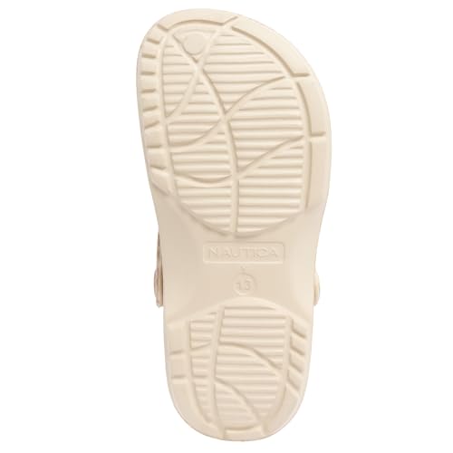 Image of Nautica Kids Clog Sandals - Slip-On Lightweight Water Shoes with Adjustable Heel Strap - Comfortable EVA Slip-Resistant Clogs for Boys & Girls - Toddler & Youth Sizes