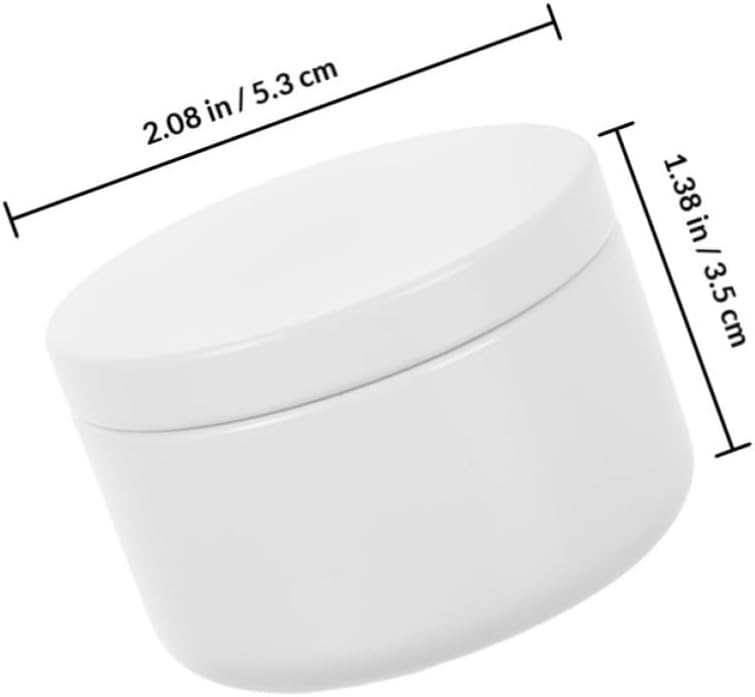 6pcs White Aluminum Candle Jars with Lids for DIY Candle Making, Sealed round Containers for Essential Oils and Aromatherapy Oils Storage, for Homes