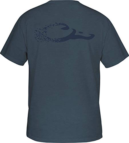 Drake Waterfowl Drake Duck Logo T S/S Moonlight Royal Medium