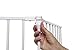 Dreambaby Newport Adapta Baby Gate - Use at Top or Bottom of Stairs - for Straight, Angled or Irregular Shaped Openings (White)