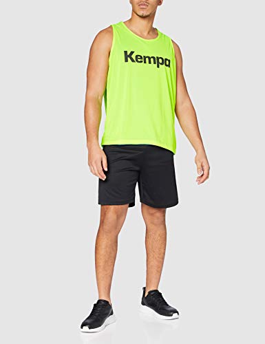 Kempa Unisex Bekleidung Teamsport Weind-markierungsleibchen Herren Leibchen, Fluo Gelb/Kempablau, M-L EU