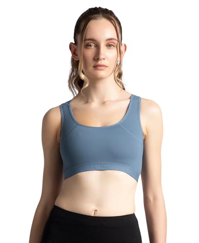 Image of Jockey AP20 Women Wirefree Padded Tactel Nylon Elastane Stretch Full Coverage Racerback Styling Active Sports Bra with StayFresh and StayDry Treatment