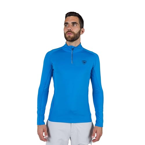 Rossignol Classique Base Layer for Men - Sweat-Wicking Ski Base Layer with Half Zip