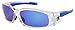 Crews SR148B Swagger Safety Glasses Clr Frame, Blu Diamond Mir Lens (12 Pair)