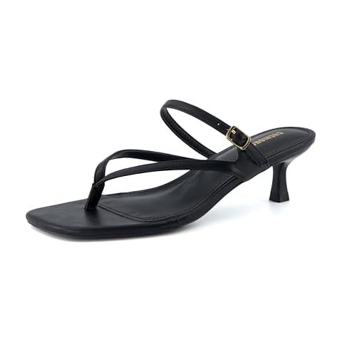 CUSHIONAIRE Madrid Strappy Kitten Heel Sandals Cover