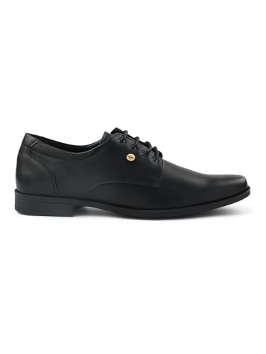 Image of Liberty Fortune BENSTOCK1E - Formal Lacing Derby Shoes for Men, Black, Tan - Cushioned & Non-Slip - Business, Wedding, Office Wear - Stylish Shoes for Men Formal