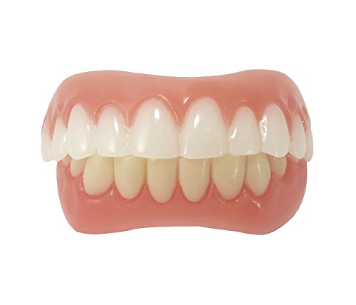 Billy Bob Instant Smile Complete Adult Makeover Kit! Fix Your Smile at Home Within Minutes! Includes Bright White Comfort Fit Flex Upper and Natural Shade Instant Smile Lower.