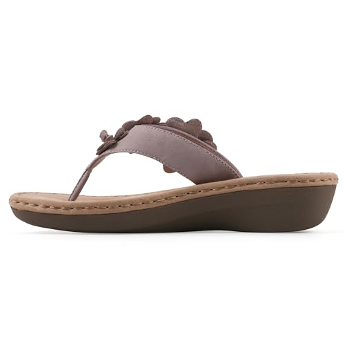 Image of Cliffs by White Mountain Women's Cushioned Cassilia Floral Sandal
