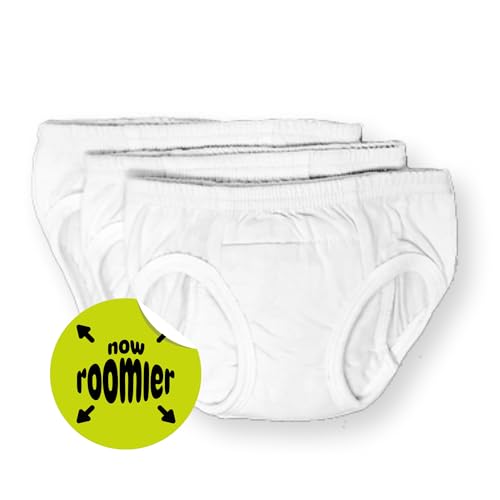 Image of Tiny Trainers Cotton Training Pants, Unisex, for Babies and Toddlers, Elimination Communication or Potty Training - 3-pack (6 Months, Natural)