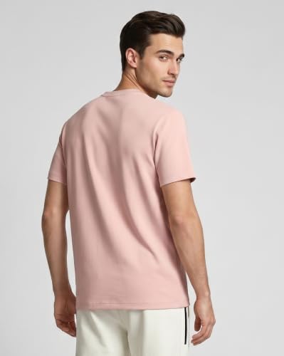 Image of NOBERO 100% Cotton T Shirts for Men Stylish | Regular Fit | Solid T Shirts for Men 180 GSM Combed Cotton | Round Neck Half Sleeve