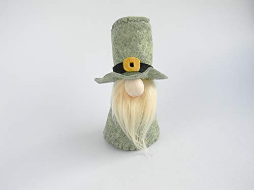 Irish leprechaun gnome St Patrick's Day decor Irish Gnome Elf Scandinavian Gnomes St patricks day decorations Home gnome Green Felt Gnomes