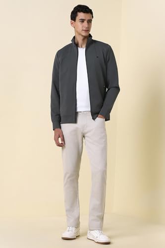 Image of Allen Solly Mens Cotton Blend Standard Length Jacket