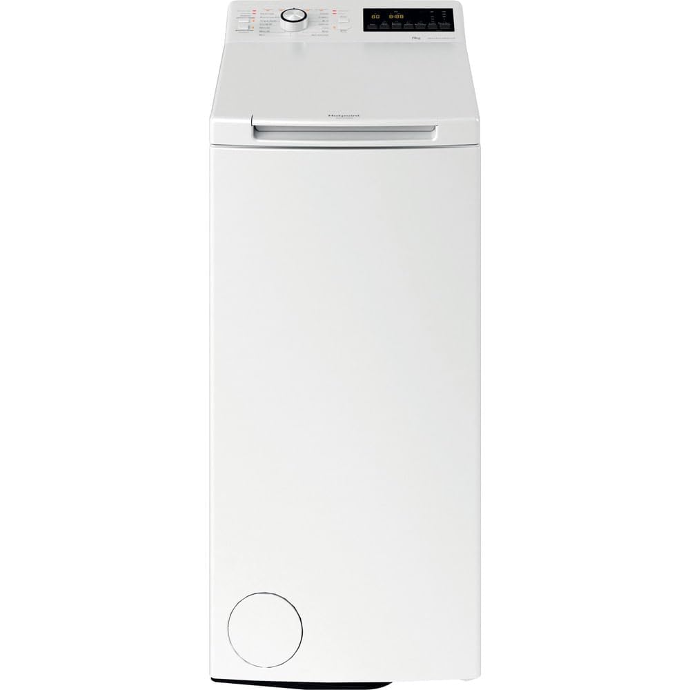 HOTPOINT ARISTON WMTG 725B IT - Lavatrice Carica dall'Alto Slim 7 kg, 6 Programmi, Centrifuga 1200 Giri, Cicli Baby e Antimacchia, Motore Inverter -​Elettrodomestici per la Casa, Classe B, 40Lx90Hx60P