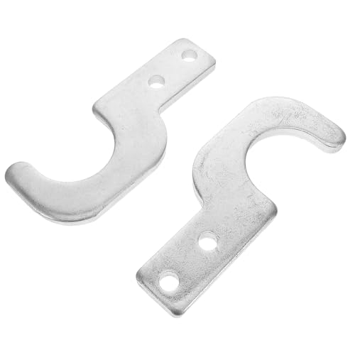 ANDRESLAD Ganchos para Tablas de Andamios de Alta Resistencia Bloqueo Seguro, Juego de 2 Piezas de Acero Duradero, Soporte Estable y Compatible para Plataformas de Construcción Segura