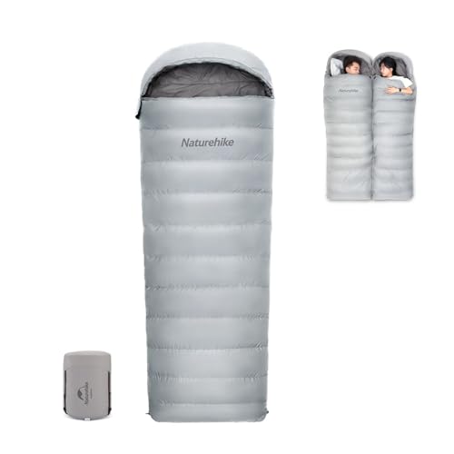 Sac de couchage pour temps froid Naturehike 220cm pour ne plus avoir froid en camping adulte