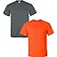 Dark Heather/Orange