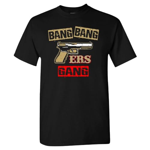 San Francisco Mens T-Shirt for Football Fans (Black Shirt 3XL)