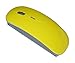 Price comparison product image Flashstye 2.4G Rechargeable Wireless Mouse with USB Receiver, 3 Adjustable DPI Levels for Notebook, PC, Laptop, Computer, Macbook.(Yellow)
