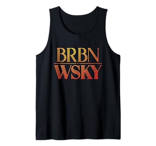 Image of Bourbon Whiskey BRBN WSKY Bourbon Drinking Gifts Tank Top