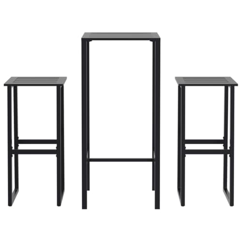 Ensemble de bar de jardin résistant max 110 kg pour petit balcon et cour