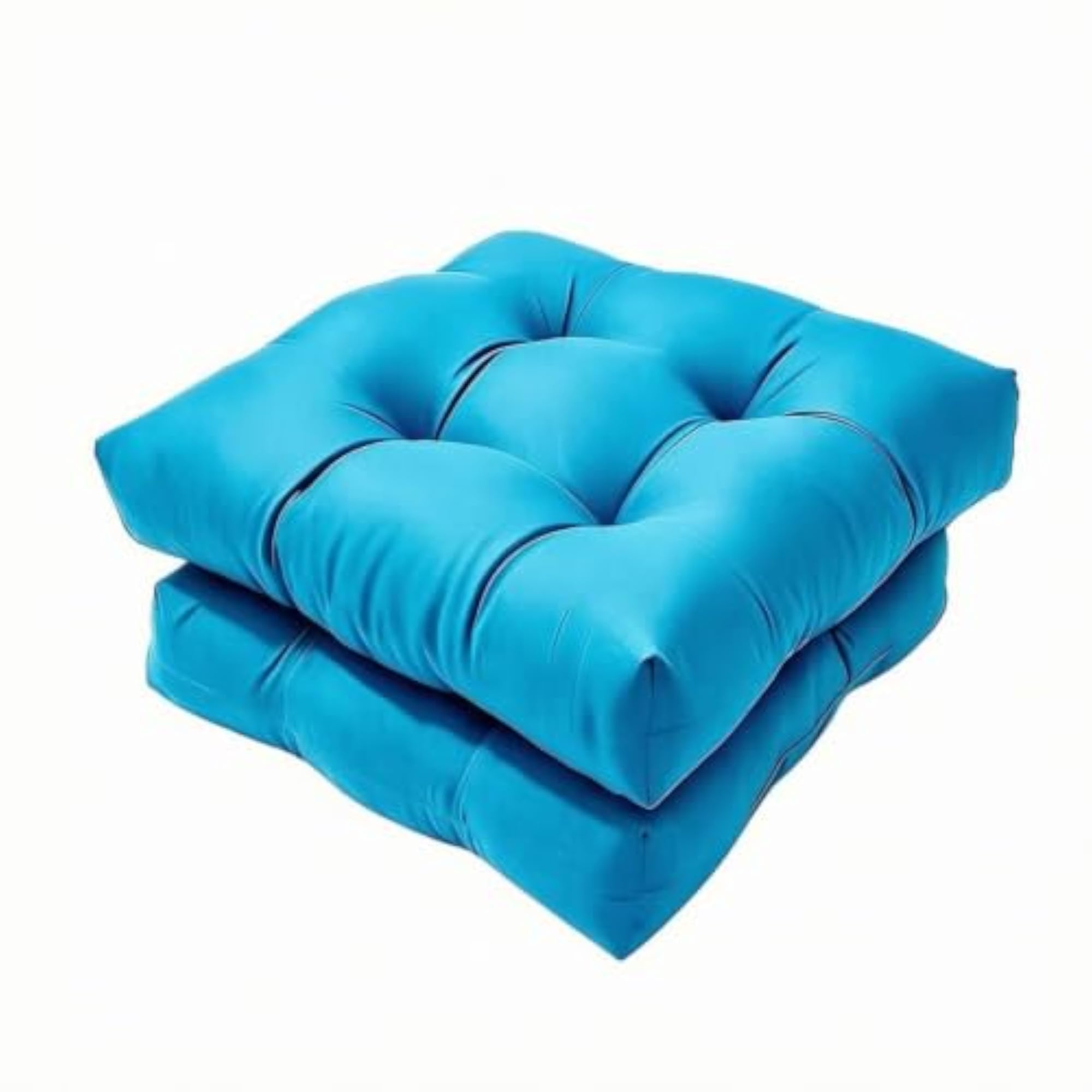 2 Pieces Thick Square Seat Cushions