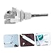 Electric Toothbrush Tip Replacement Shaft Connectors for Electric Toothbrush Enhance Cleaning Performance for Daily Use and Travel