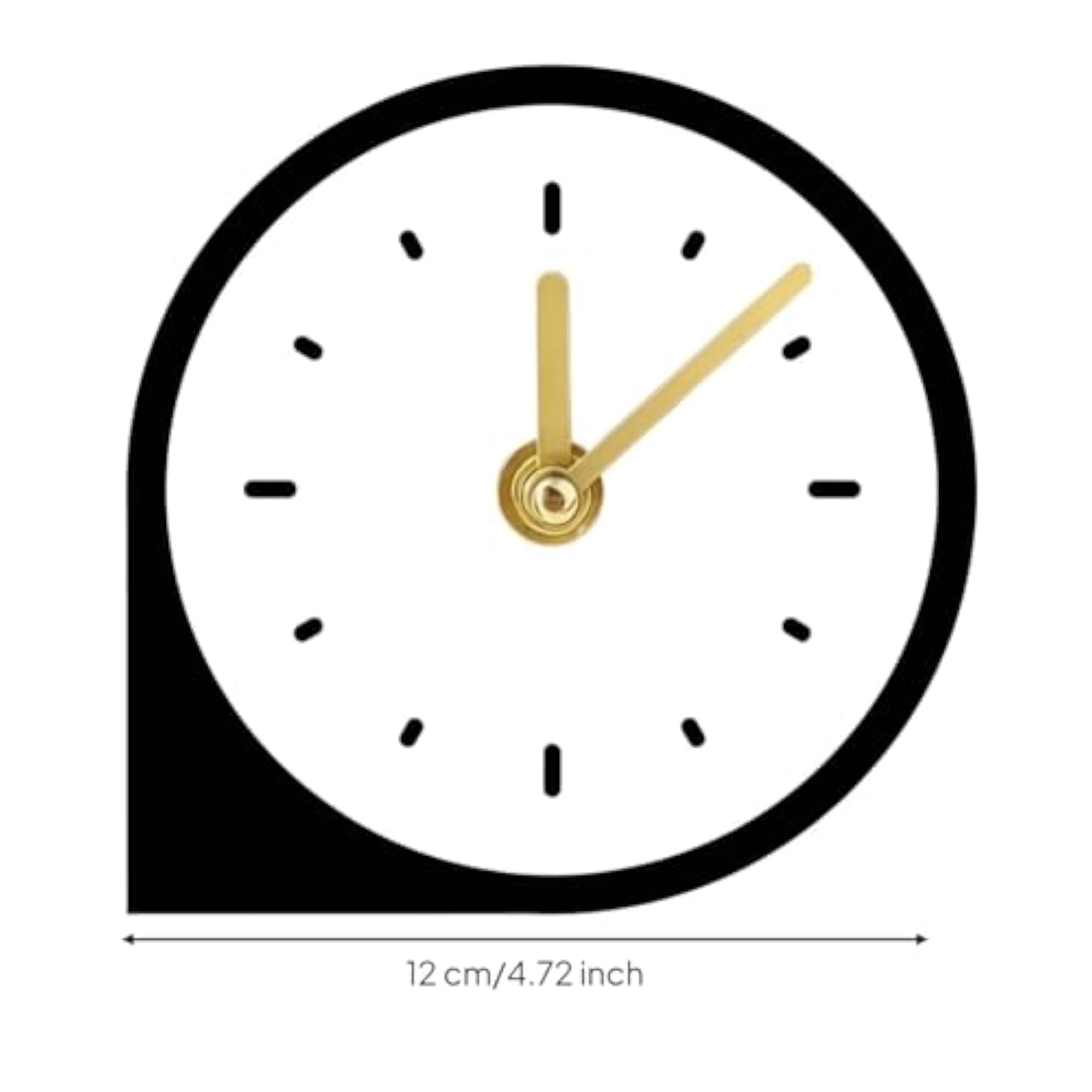 Modern Minimalist Desktop Timepiece Compact Analog Desk Timepiece