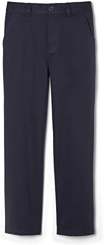 French Toast Boys Pull-On Relaxed Fit School Uniform Pant (Standard & Husky), Navy, 10 Husky