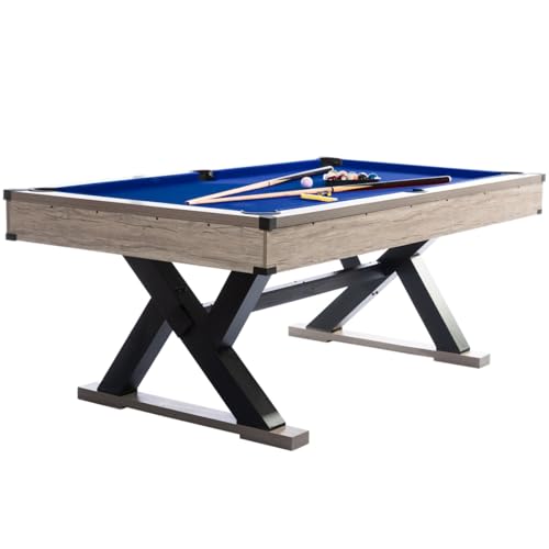 7FT Billiard Table, Professional 84" Pool Table Set with 16