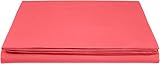 Amazon Basics Everyday - Sábana encimera (100% algodón) Rosa salmón - 180 x 290 + 10 cm