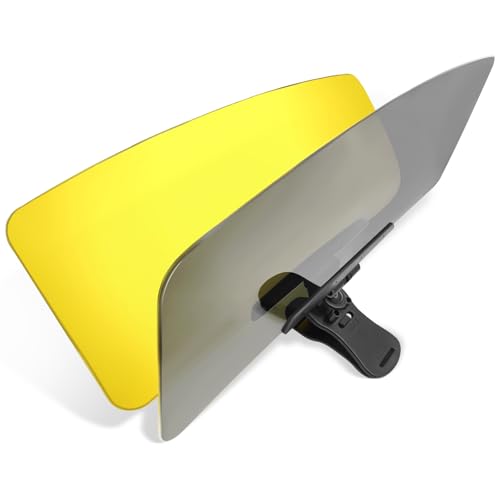 DOOUBAO Sun Visor Extender for Car, Day and Night Universal Sun Visor Extender for Car Easy to Install, Upgraded UV400 Anti-Glare Protects from Glare, UV Rays, Snow Blindness for Safe Driving
