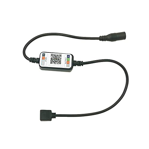 Image of Mini LED Strip Light RGB Controller Wireless Bluetooth Dimmer for Control USB 5V DC 12V 24V Music 5050 Colorful Tape (DC 12V)