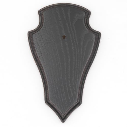 GTK - Geweihe & Trophäen KRUMHOLZ Cartel de trofeos REH con Encaje en Roble Oscuro AF 19 cm x 11 cm