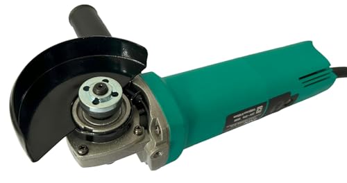 Image of Inditrust Dumdaar Angle Grinder Set, 950W, 100mm Wheel Diameter, with 11 Wheels and Safety Gloves (Green)
