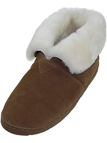 Harrys-Collection Damen Herren Boots aus feinstes Merino Lammfell in 2 Farben, Farben:Haselnuss, Schuhgröße:40