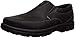 Skechers USA Men's Segment The Search Slip On Loafer,Black Leather,10.5 M US