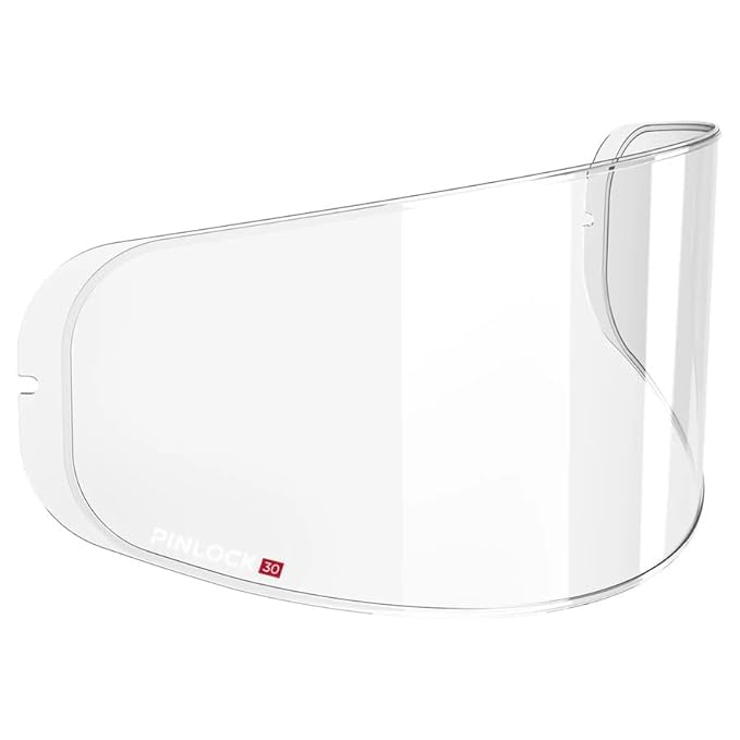 Pinlock 30 Clear Anti-Fog Lens Insert for Motorcycle Helmet Visors | Day & Night Vision, Mirror Tint Options, Easy Installation, Wind & Debris Protection, Replacement Shield-image-1