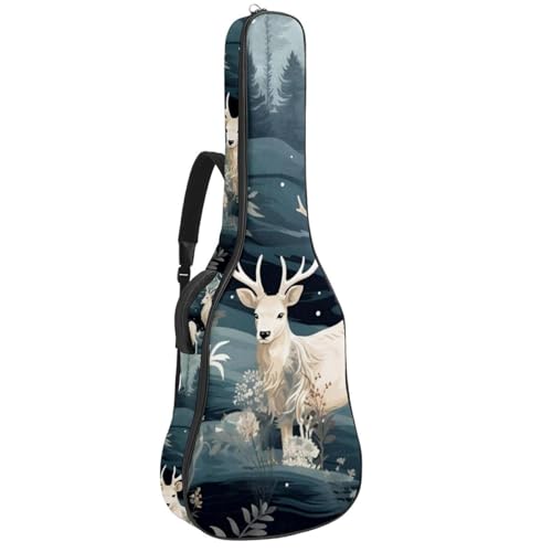 JRHEJTFZ Housse pour guitare acoustique de 1,9 cm d’épaisseur – Imperméable – Durable et élégant – Motif cerf de dessin animé, Multicolore., 42.9×16.9×4.7 in, Motif imprimé tendance - Les Beatles, Paul McCartney, John Lennon, RIngo Starr, George Harrison JRHEJTFZ Housse pour guitare acoustique de 1,9 cm d'épaisseur - Imperméable - Durable et élégant - Motif cerf de dessin animé, Multicolore., 42.9x16.9x4.7 in, Motif imprimé tendance