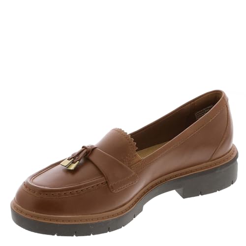 Clarks Clarks Brown's Westlynn Bella Loafer, Tan Leather, 9.5 Medium US