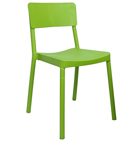 Image of Cello Eskimo Chair Set Pack of 2 - Green | Strong and Durable | Easy to Clean | Chair for Living Room, Bed Room, Kitchen, Office Room, Outdoor | 3 Years Warranty
