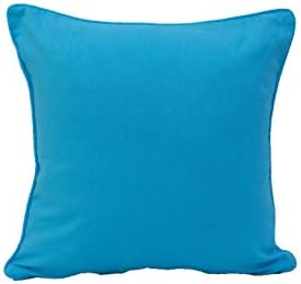 ARLINENS Colourful Plain Dyed 100% Cotton Cushion Cover Size 18"x18" (Lime Green, Pack Of 1)