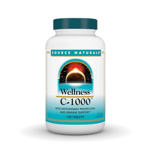 Source Naturals Wellness C-1000, with Antioxidant Protection and Immune Support* - 100 Tablets