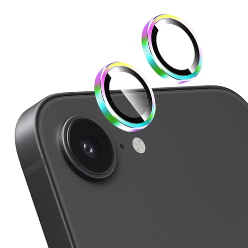 【2枚セット】For iPhone 16E カメラフィルム アイフォン カメラ保護フィルム【旭硝子素材 9H強度】耐衝撃 飛散防止 キズ防止 高透過率 指紋・汚れ防止 気泡ゼロ 露出オーバー防止 簡単貼り付け 対応 iPhone 16E レンズフィルム